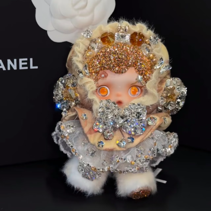 Swarovski Popmart Plush  L' impressionnisme SKULLPANDA