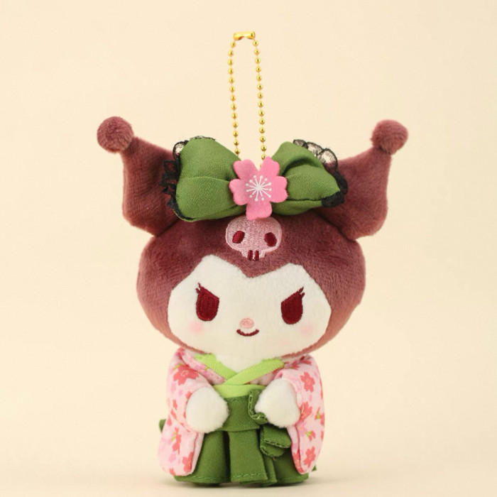 Plush dolls bag Charms Kimono kitty