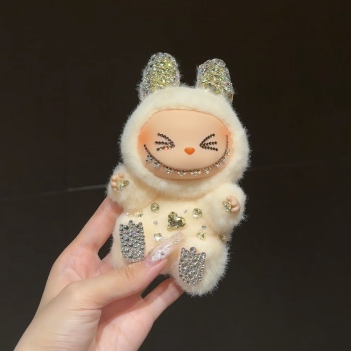 Swarovski Popmart Plush Labubu 2.0 Have A Seat