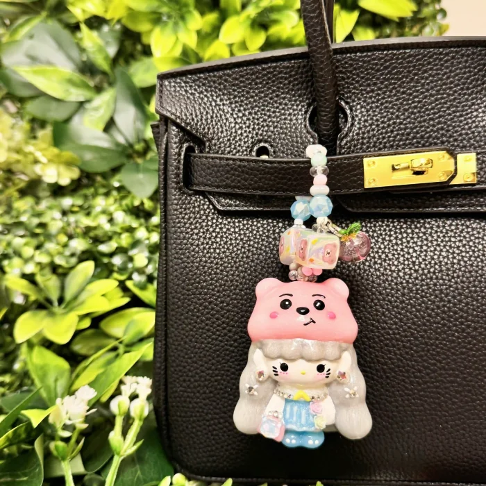 Hand Painted Doll BAG Charm
