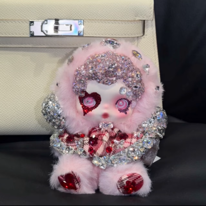 Swarovski Popmart Plush SKULLPANDA Winter Symphony