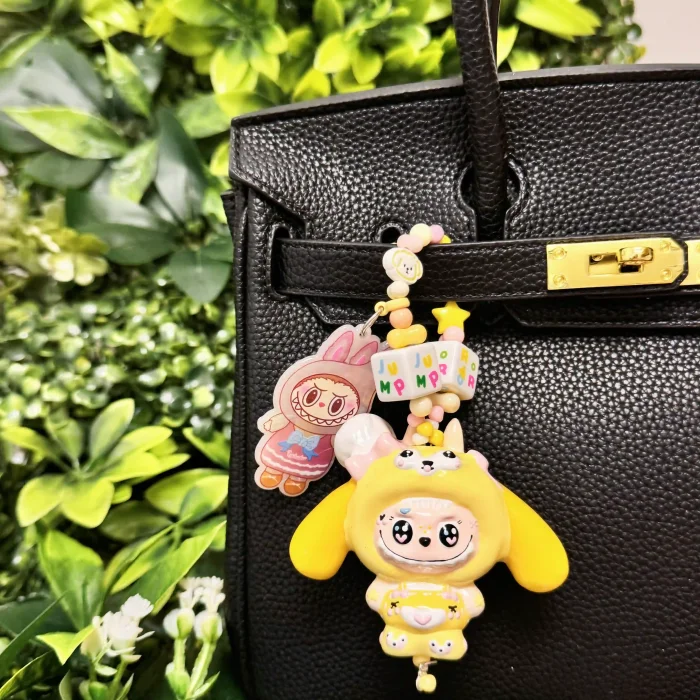 Hand Painted Doll BAG Charm