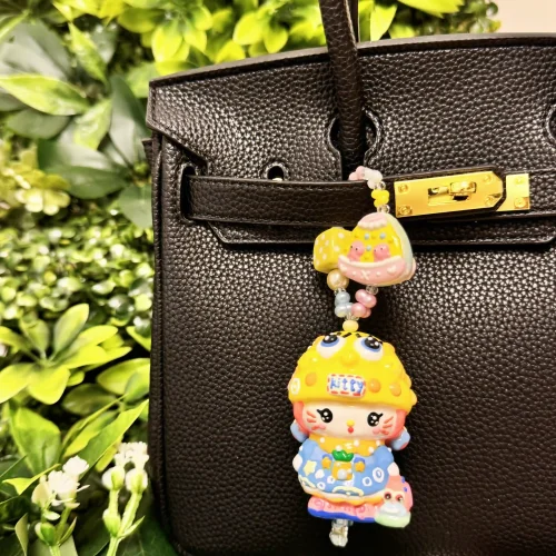 Hand Painted Doll BAG Charm