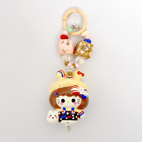 Hand Painted Doll BAG Charm