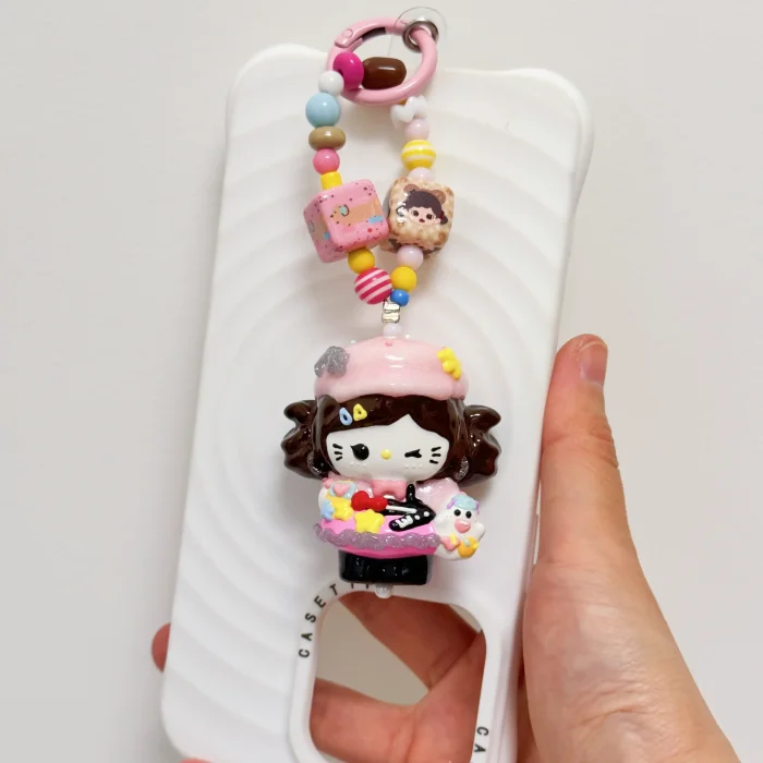 Hand Painted Doll BAG Charm