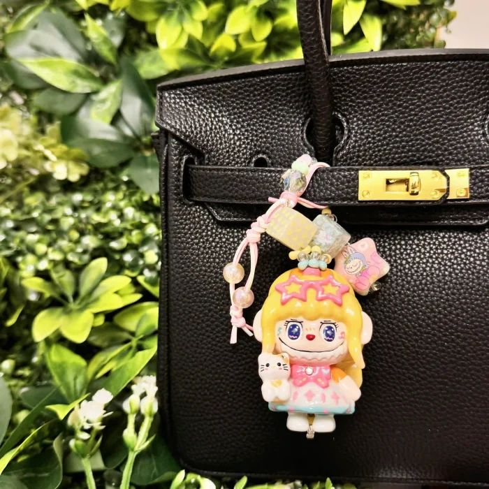 Hand Painted Doll BAG Charm