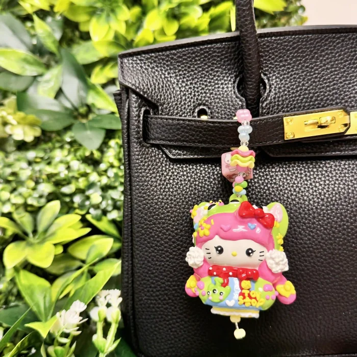 Hand Painted Doll BAG Charm