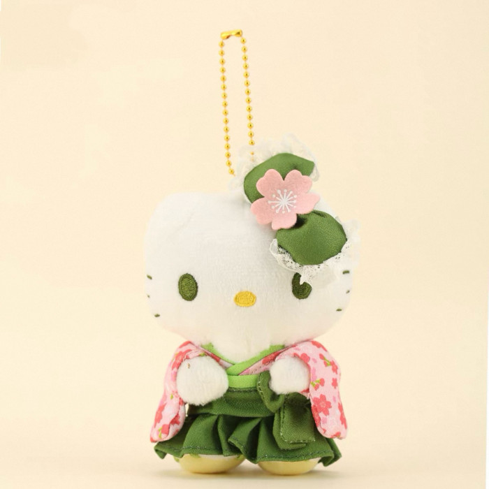 Plush dolls bag Charms Kimono kitty