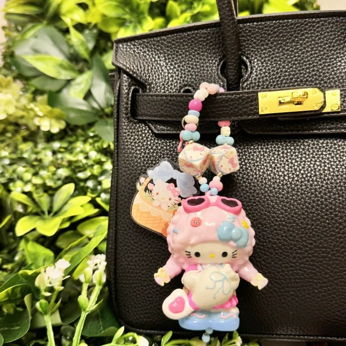 Hand Painted Doll BAG Charm