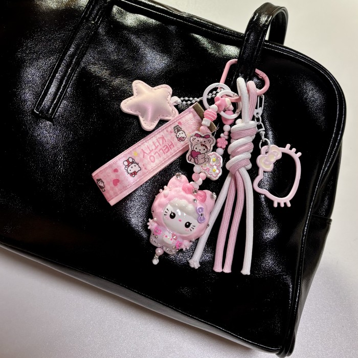 Hand Painted Doll BAG Charm