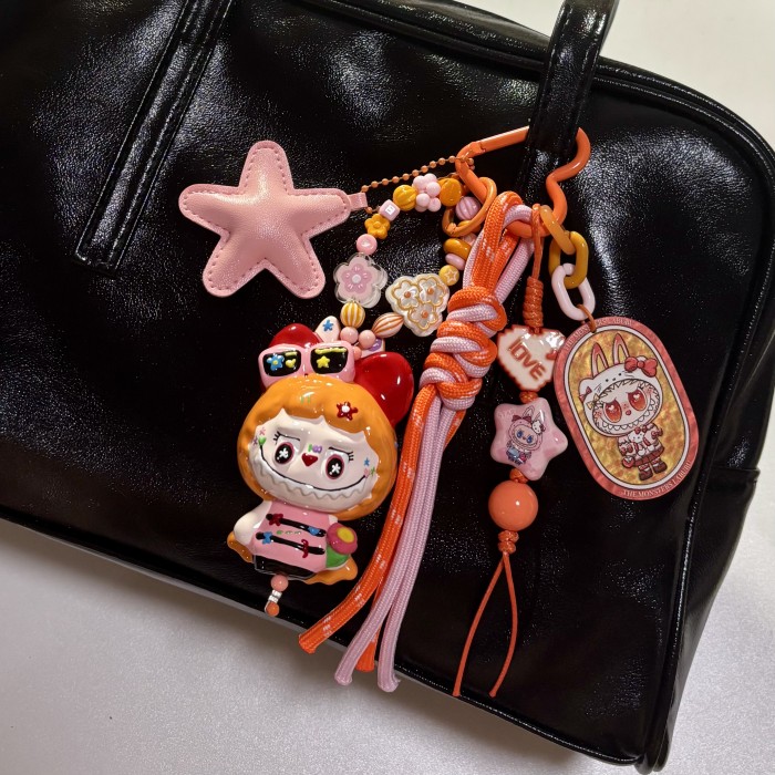 Hand Painted Doll BAG Charm