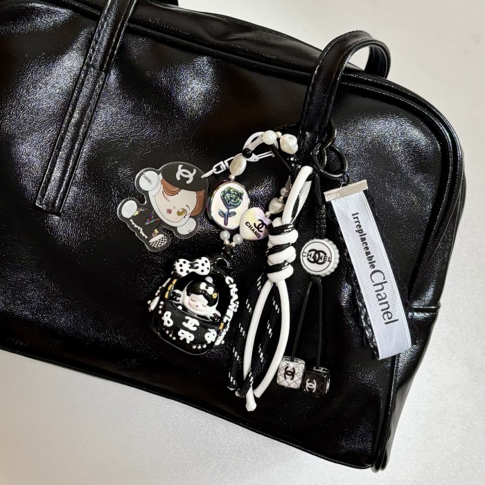 Hand Painted Doll BAG Charm