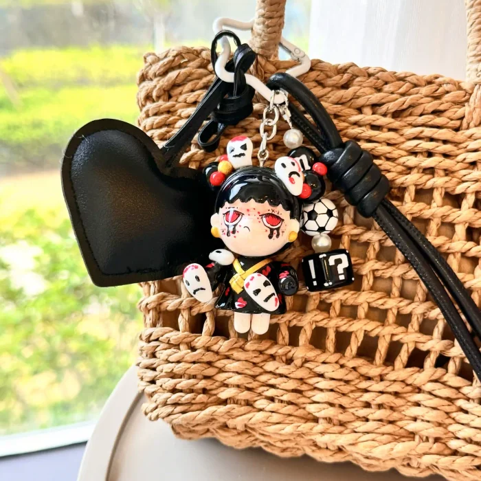 Hand Painted Doll Phone Charm Momoko