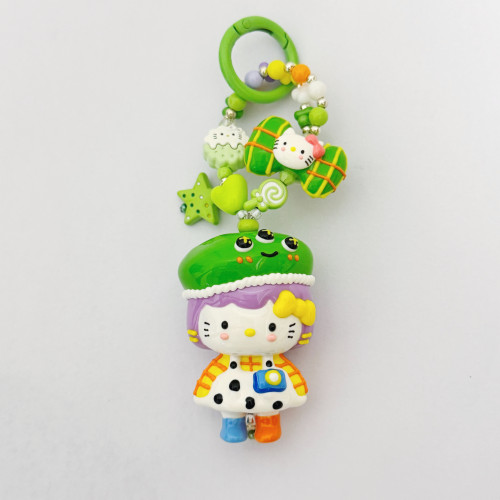 Hand Painted Doll Phone Charm