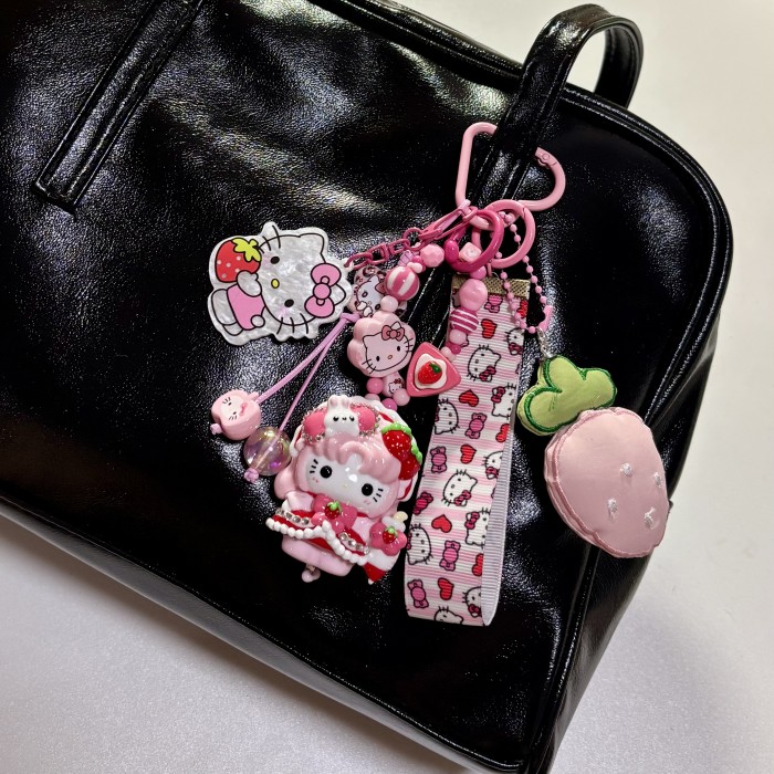Hand Painted Doll BAG Charm