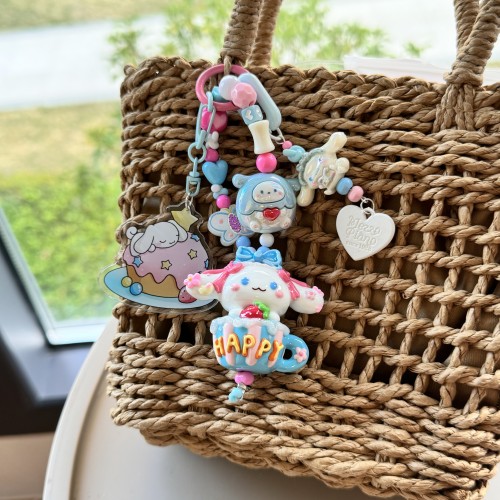 Hand Painted Doll Bag Charm Cinnamoroll