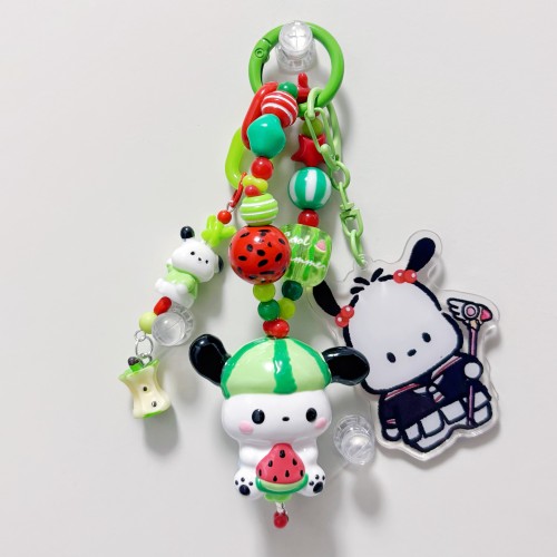 Hand Painted Doll Bag Charm Pochacco