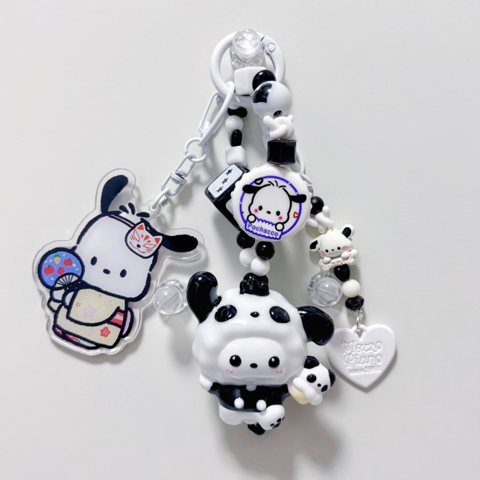 Hand Painted Doll Bag Charm Pochacco