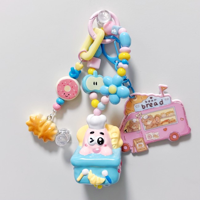 Hand Painted Doll Bag Charm Patrick Star