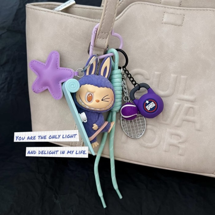 Bag Charms LABUBU LAZY YOGA