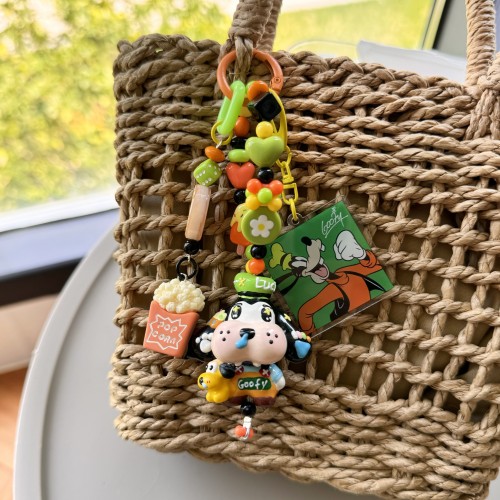 Hand Painted Doll Bag Charm Goofy