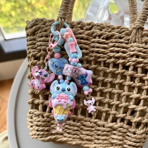 Hand Painted Doll Bag Charm Stitch