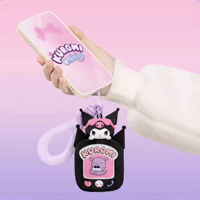 Plush dolls bag Charms Kuromi