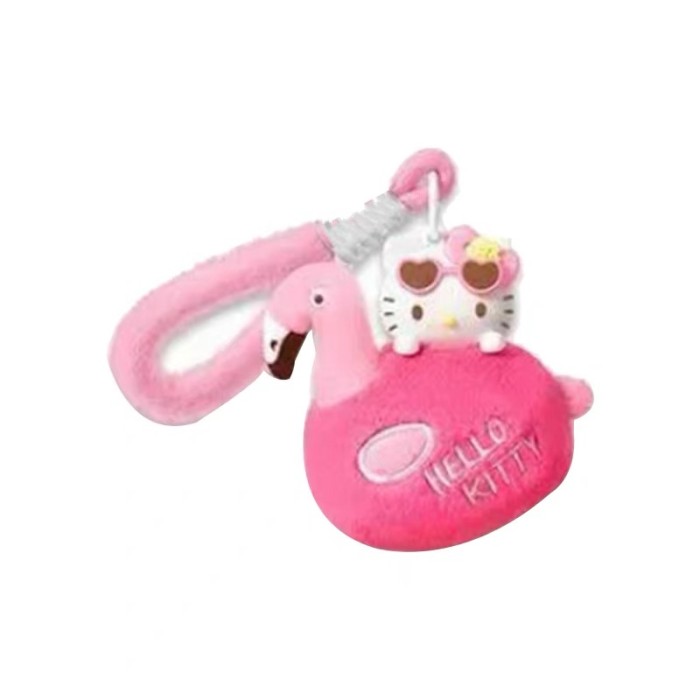 Plush dolls bag Charms Summer Kitty