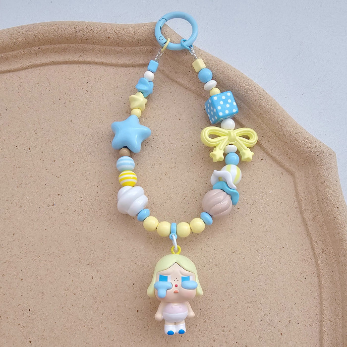 Handmade Acrylic Charm Phone Strap Crybaby