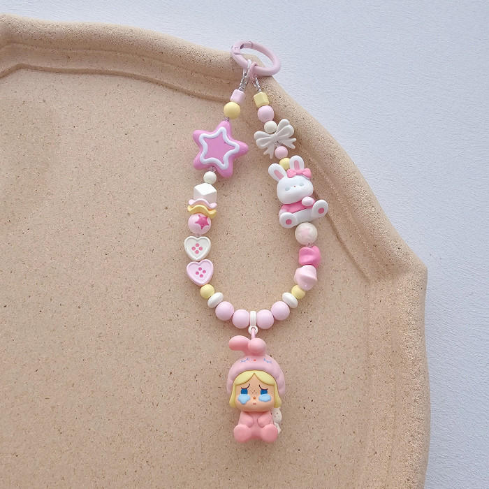 Handmade Acrylic Charm Phone Strap Crybaby