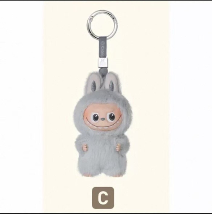 Plush dolls bag Charms Labubu PIN FOR LOVE (A-M)