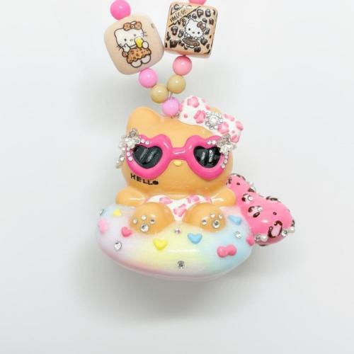 Hand Painted Doll BAG Charm