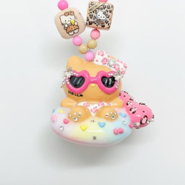 Hand Painted Doll BAG Charm