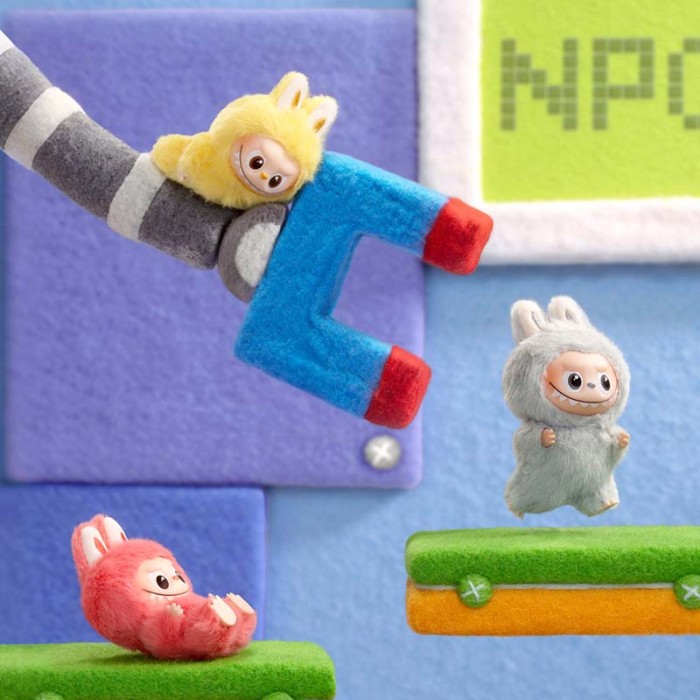 Plush dolls bag Charms Labubu PIN FOR LOVE (A-M)