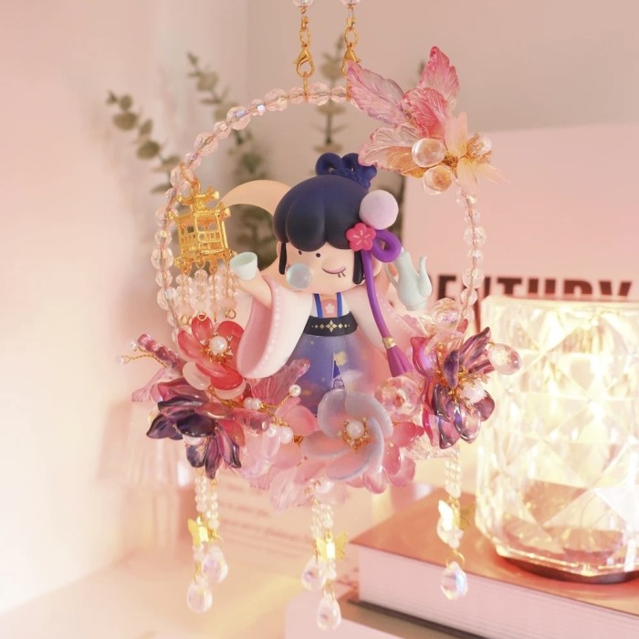 Handmade  Crystal Glass Charm Car Hanger Nanci