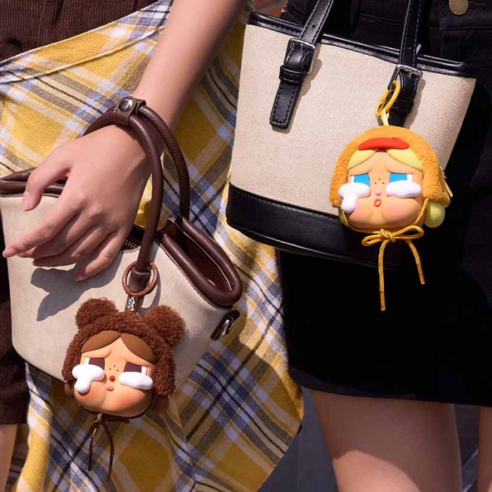 Plush dolls bag Charms Headphone Case Crybaby Crying Again