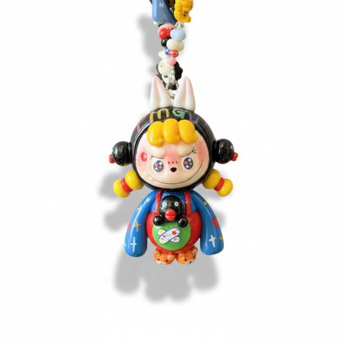 CLAY DOLLS-  penguin labubu bag charm