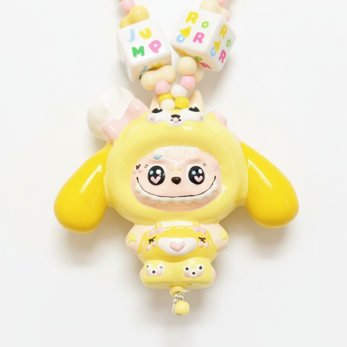 Hand Painted Doll BAG Charm