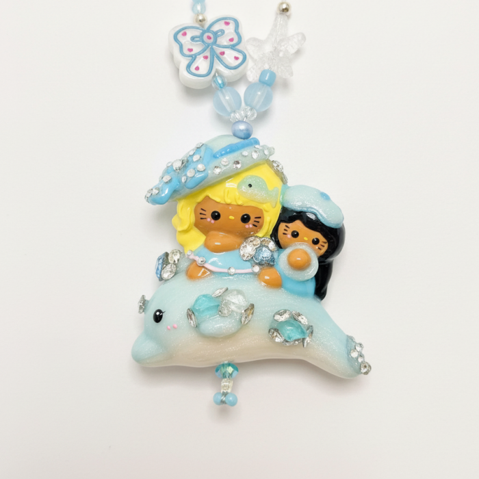 Hand Painted Doll BAG Charm