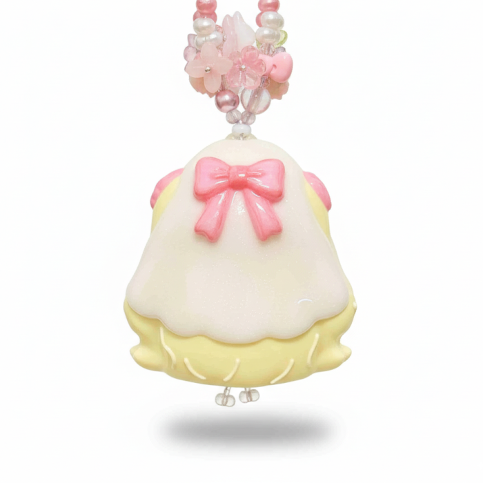 Hand Painted Doll BAG Charm- BRIDE KITTY