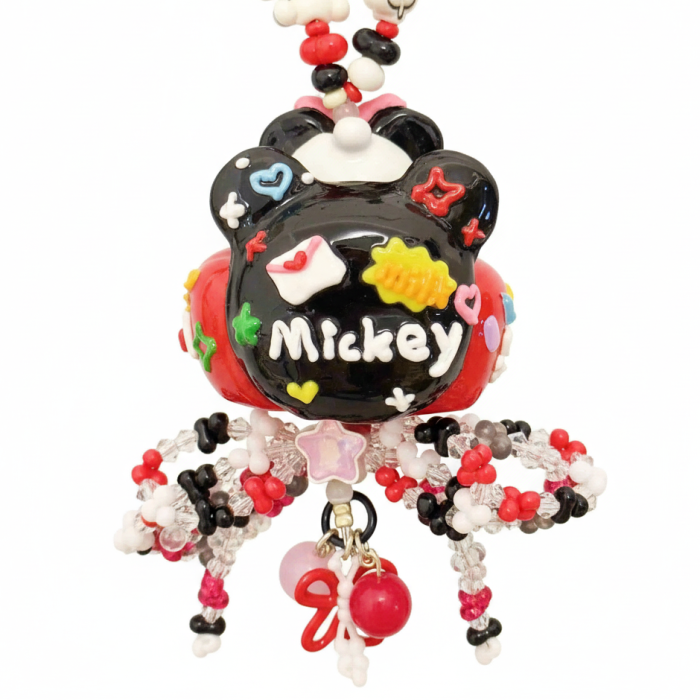 Hand Painted Doll BAG Charm