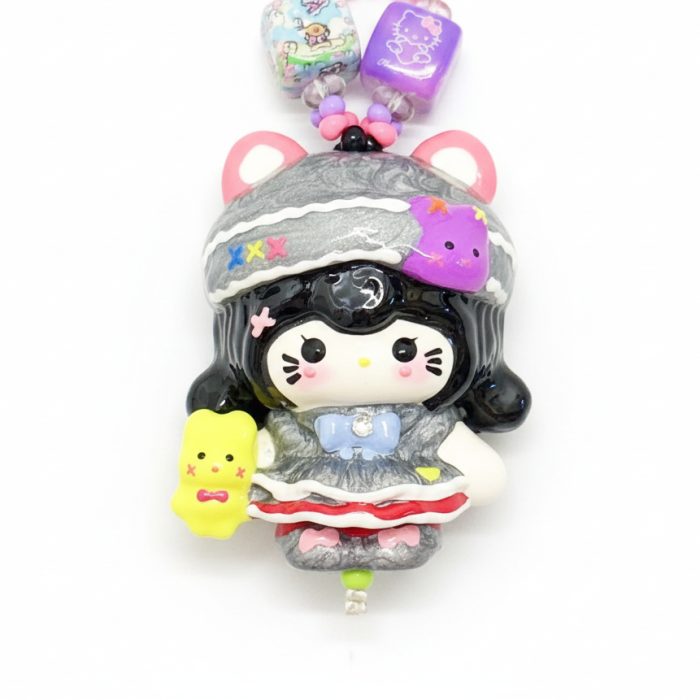 Hand Painted Doll BAG Charm