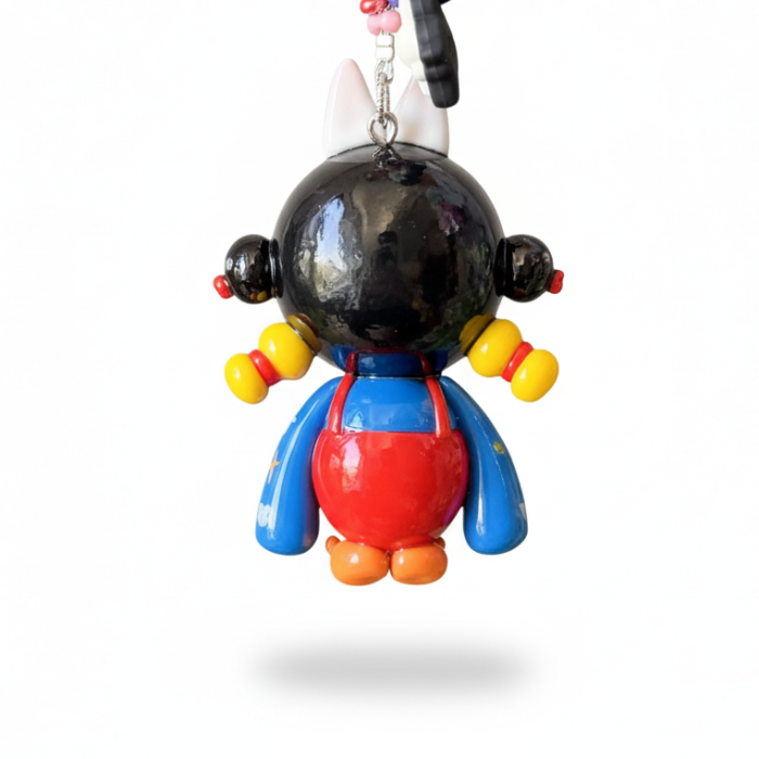 CLAY DOLLS-  penguin labubu bag charm