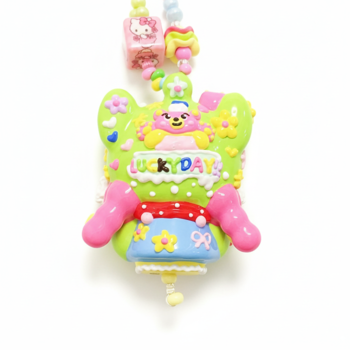 Hand Painted Doll BAG Charm