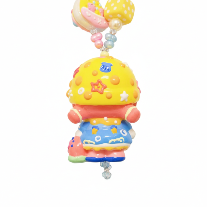 Hand Painted Doll BAG Charm