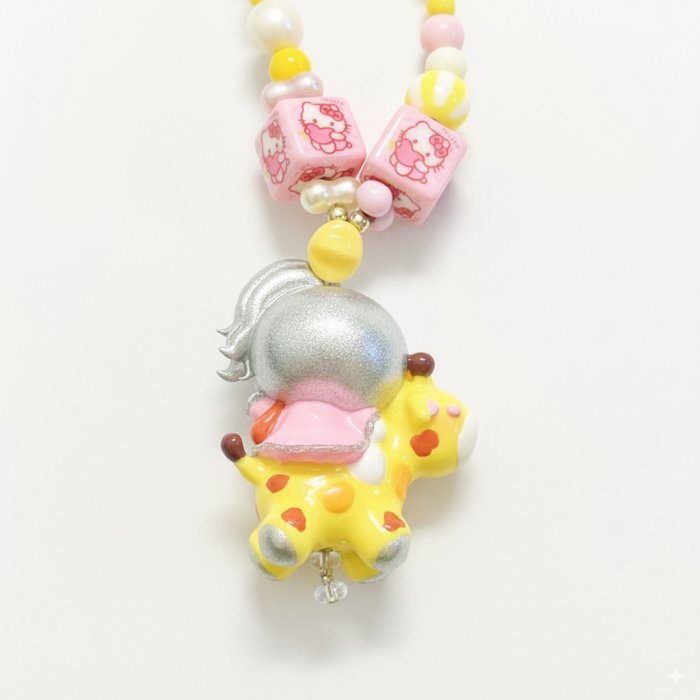 Hand Painted Doll BAG Charm