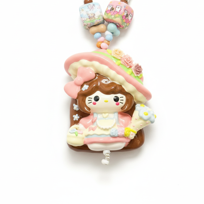 Hand Painted Doll BAG Charm