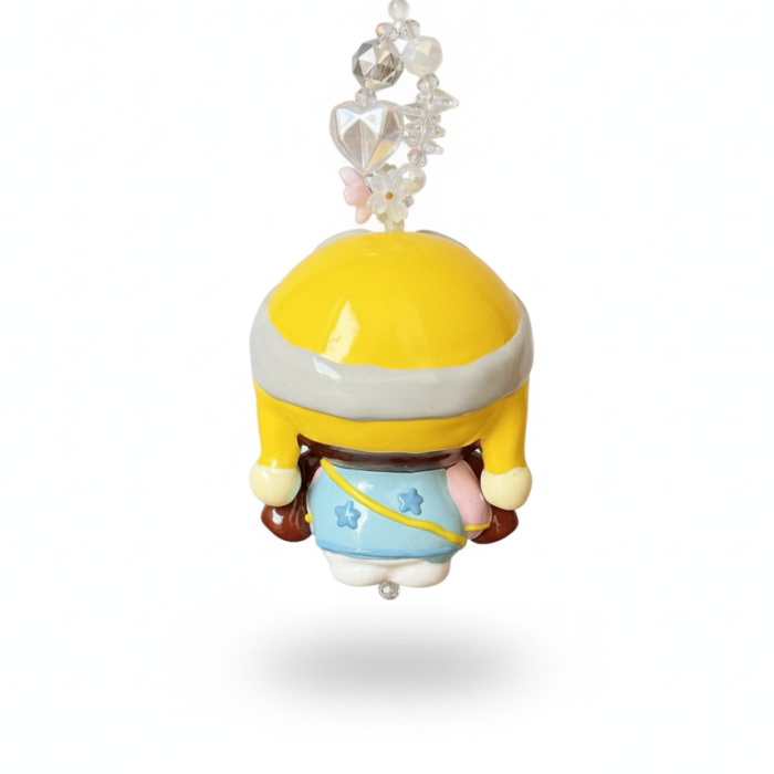 Hand Painted Doll BAG Charm-MINION KITTY