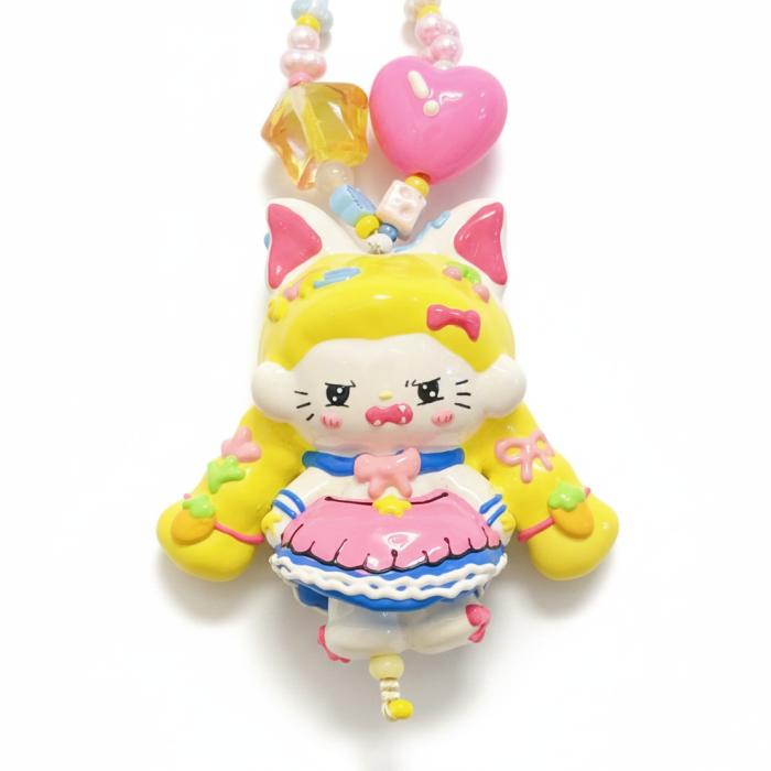 Hand Painted Doll BAG Charm