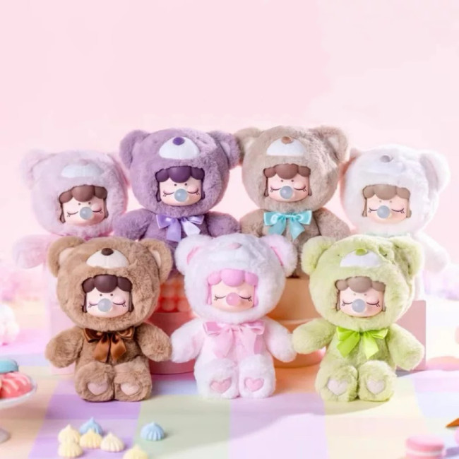 Plush dolls bag Charms Nanci Colorful Chocolate Cutie Bears